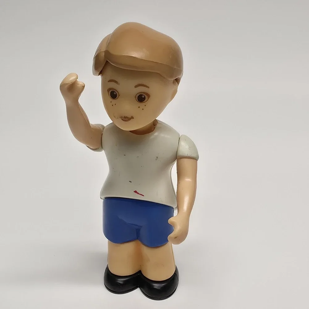 Little Tikes Dollhouse Boy Brother Son Doll White Shirt Blue Shorts Figure